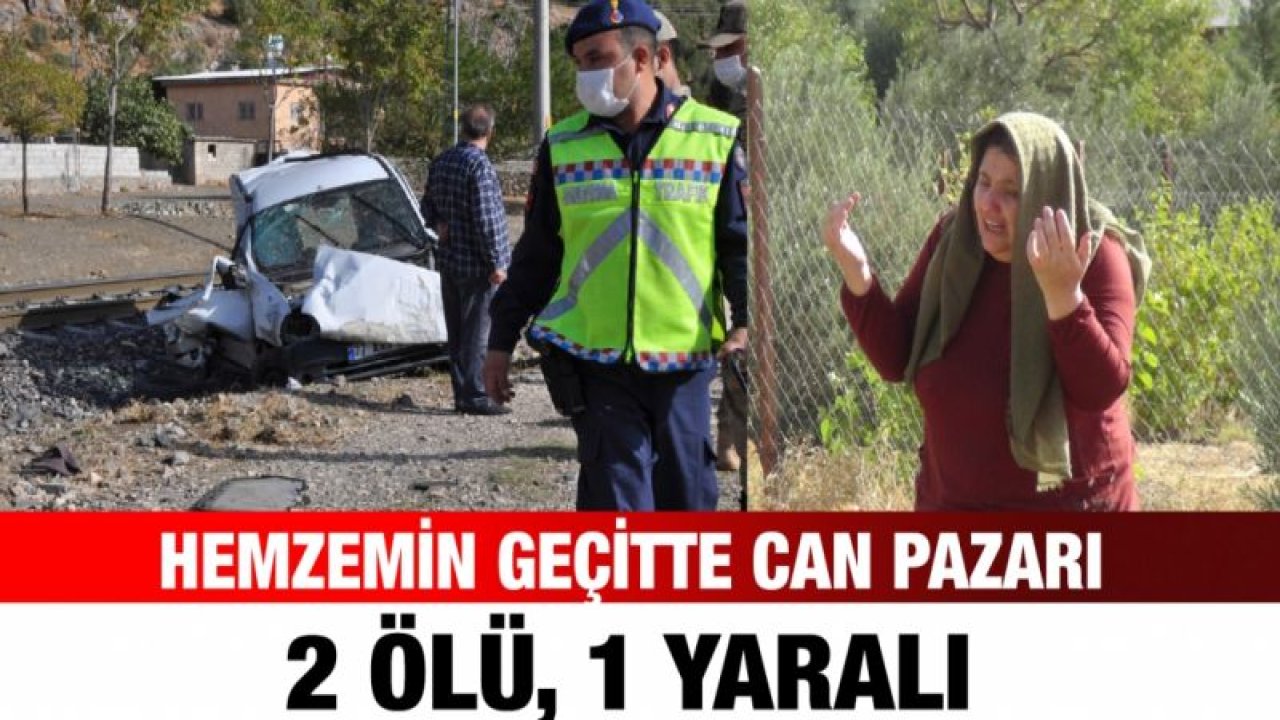 Hemzemin geçitte can pazarı: 2 ölü, 1 yaralı