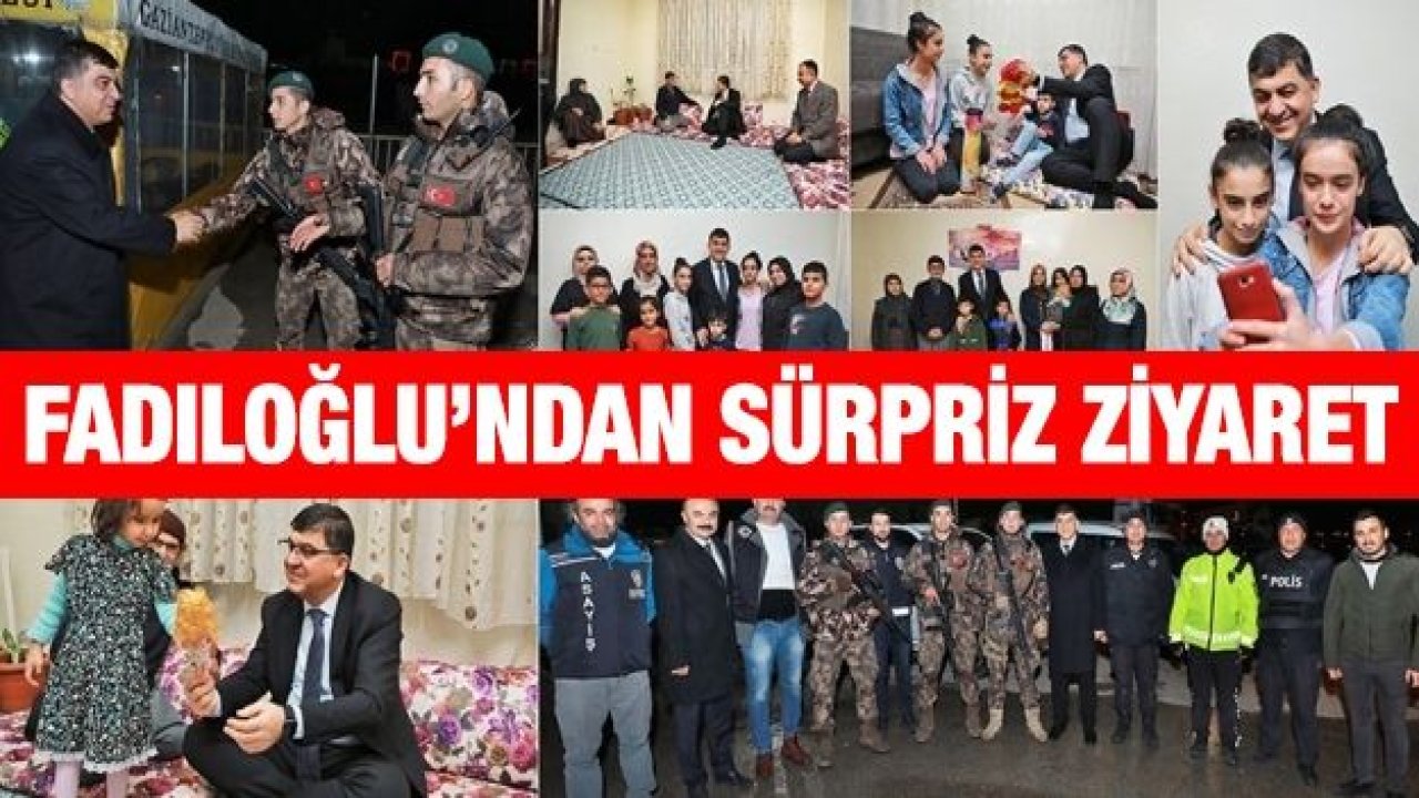 Başkan Fadıloğlu’ndan sürpriz ziyaretler