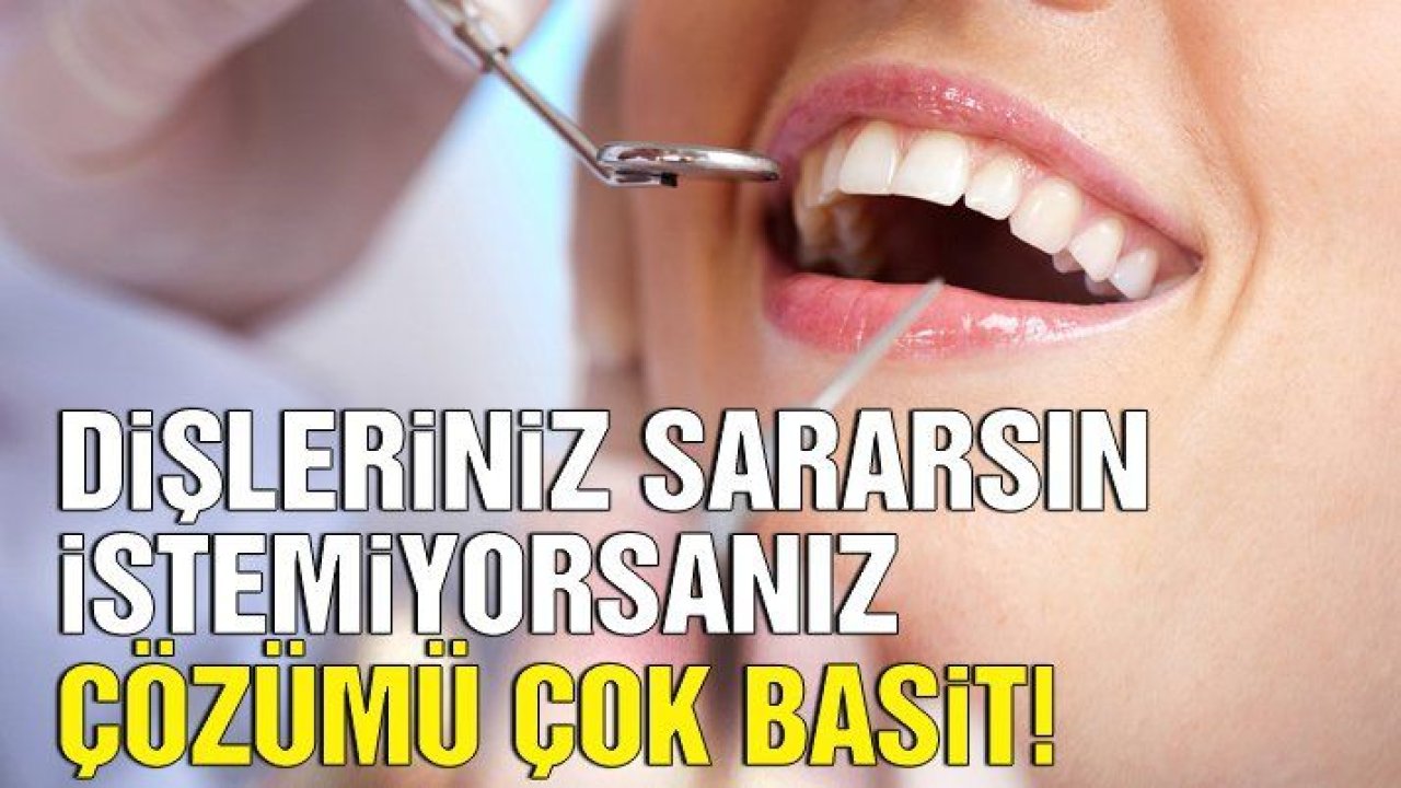 Diş sararmasını önlemenin yolları