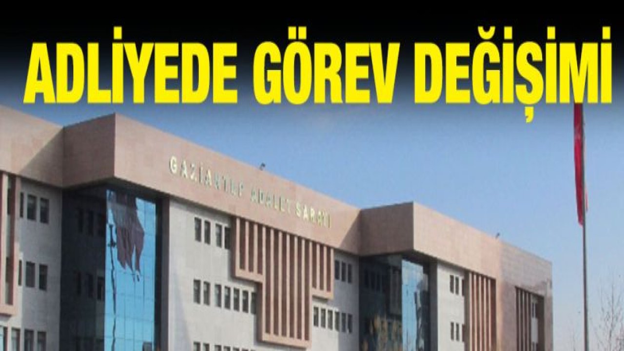 Gaziantep Adliyesinde görev değişimi yapıldı