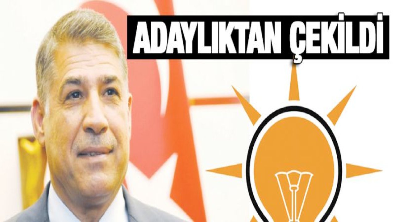 Öztekin adaylıktan çekildi