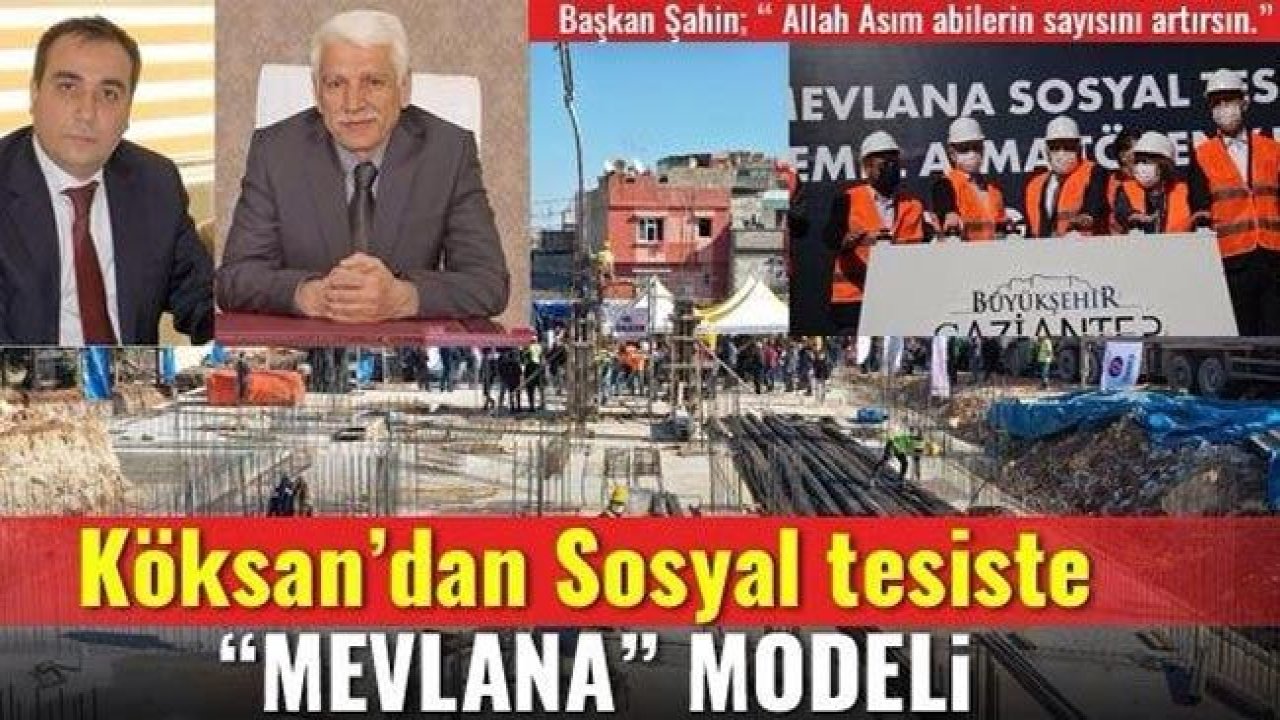 Köksan'dan sosyal tesiste 'Mevlana' modeli