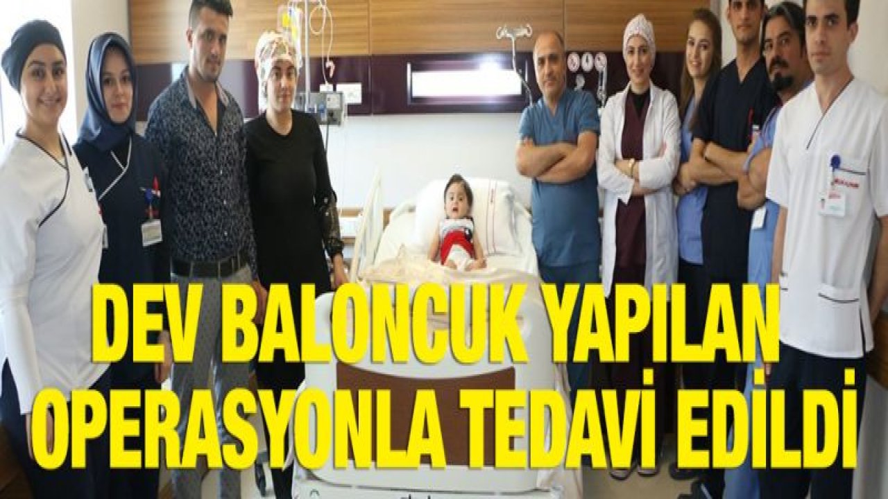 8 aylık bebeğin beyninde portakal büyüklüğünde baloncuk