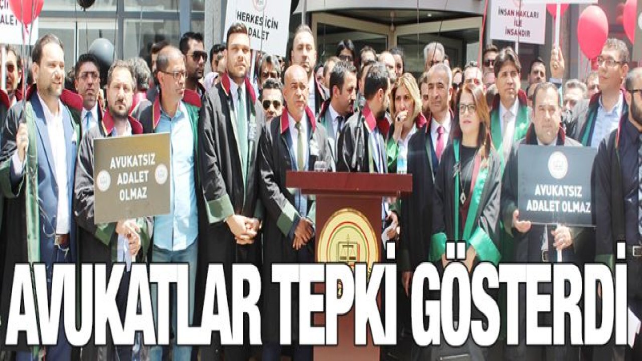 Aksaray'da avukatın öldürülmesine balonlu tepki