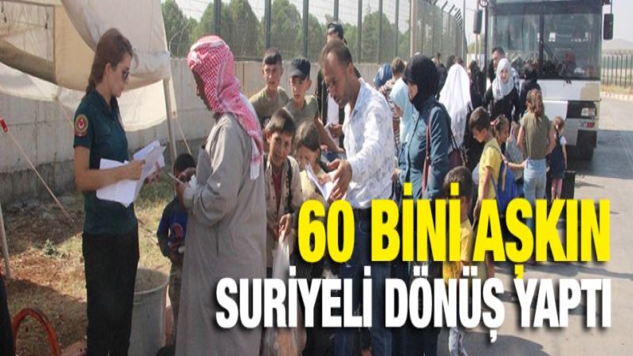 Bayramı ülkelerinde geçiren Suriyelilerin dönüşleri sürüyor