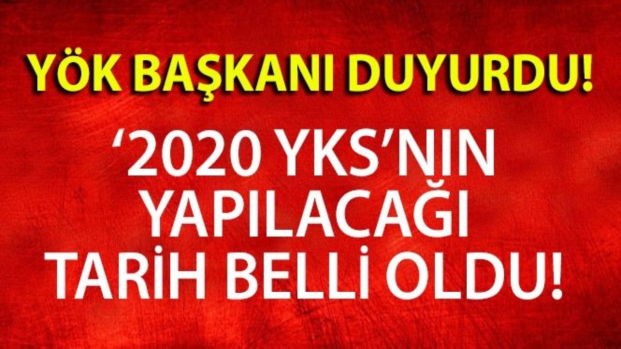 YÖK Başkanı Saraç: 'Bu sene bahar dönemi yüz yüze eğitim yapılmayacaktır'