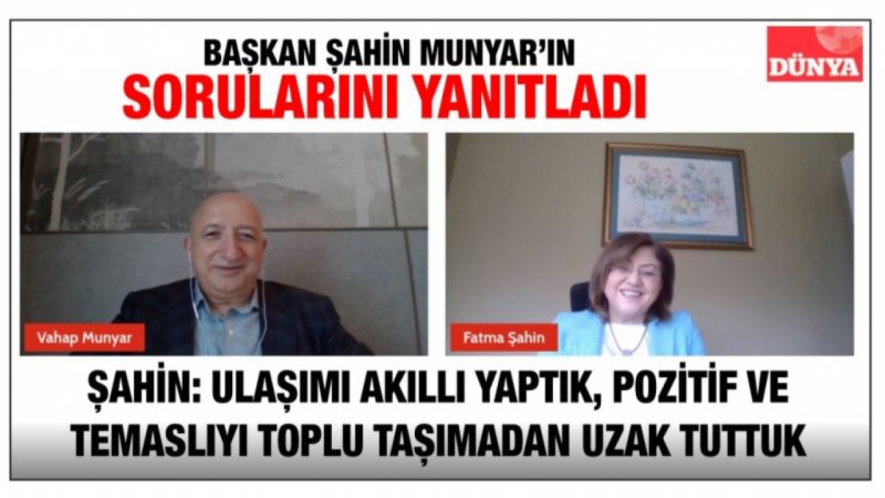 ŞAHİN MUNYAR’IN SORULARINI YANITLADI