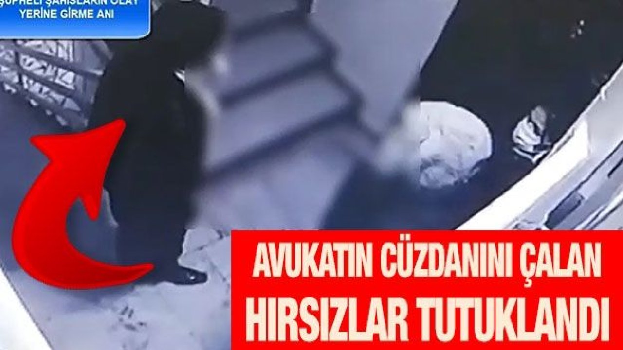 Avukatın cüzdanını çalan 3 hırsız tutuklandı