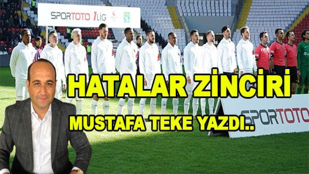 Hatalar zinciri ve mağlubiyet