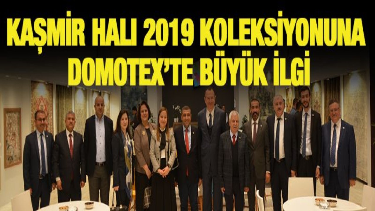 Kaşmir Halı 2019 koleksiyonuna Domotex'te büyük ilgi