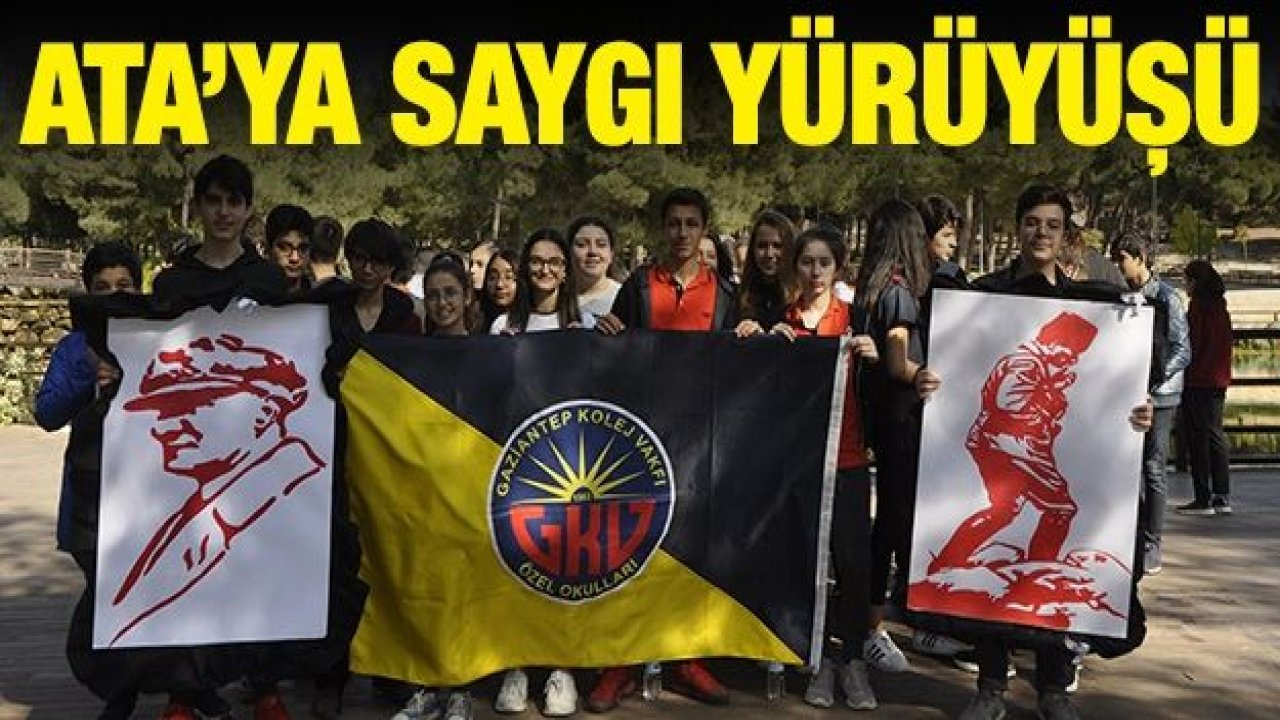 Gaziantep'te Ata’ya saygı yürüyüşü