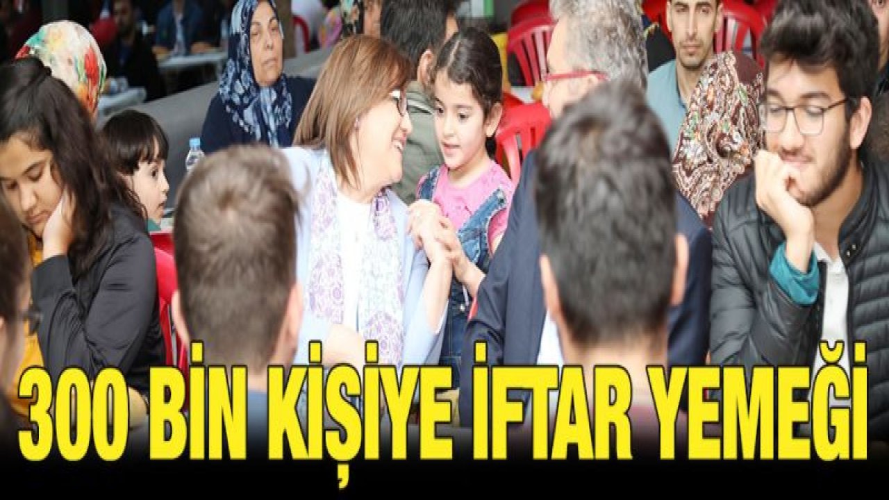 BAŞKAN ŞAHİN, İFTAR ÇADIRINDA ORUCUNU AÇTI