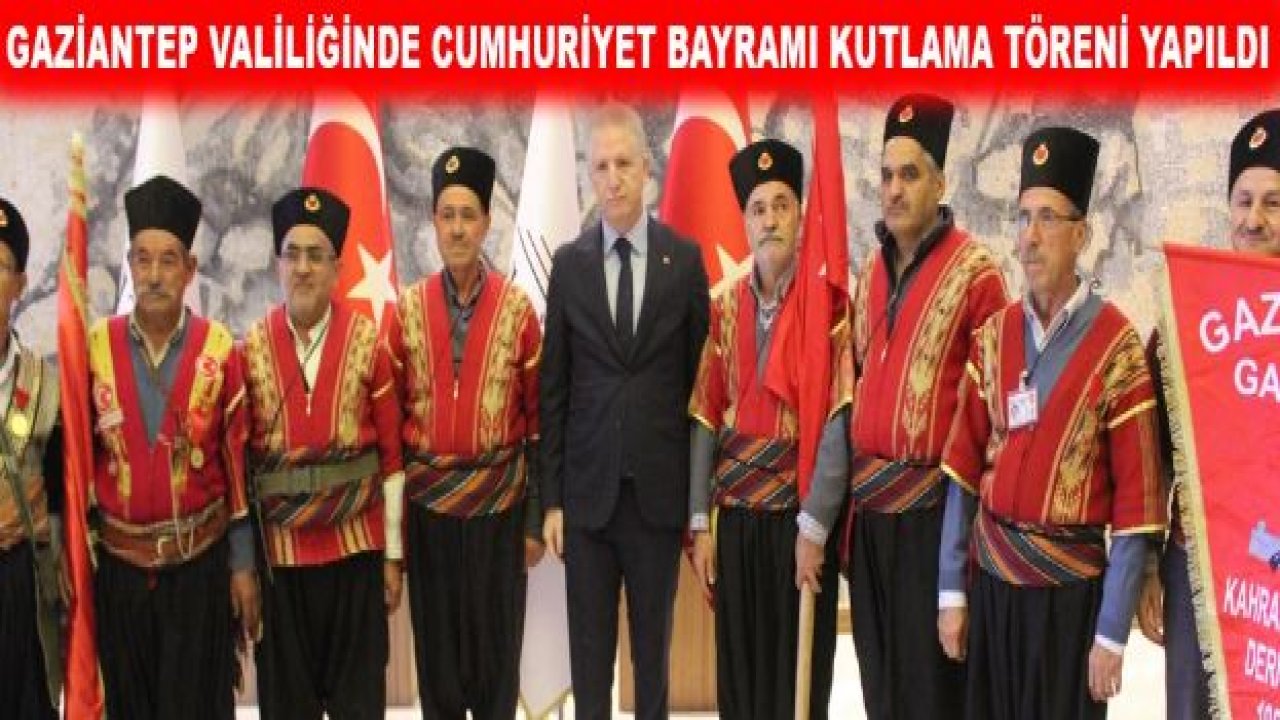 Gaziantep'te Cumhuriyet Bayramı kutlamaları