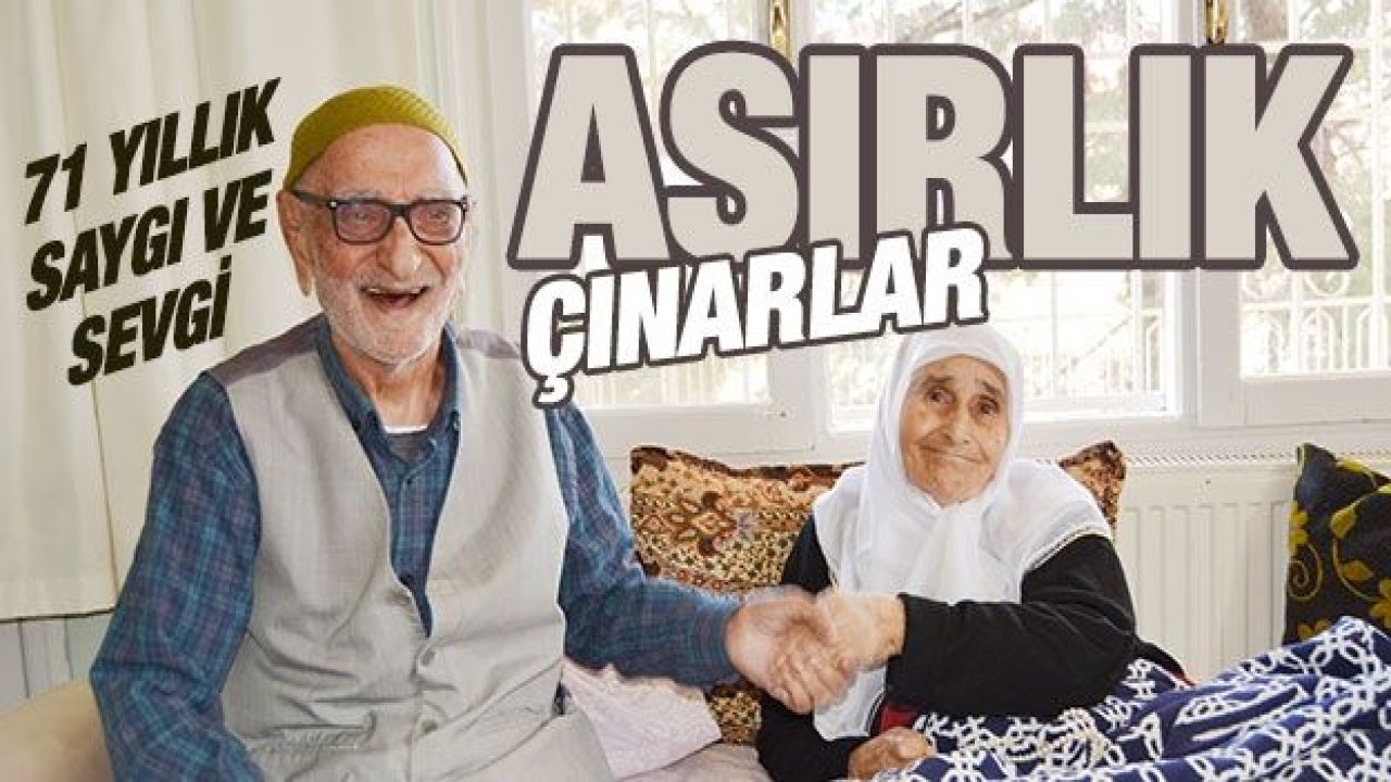 Gaziantepli asırlık çınarlar, evliliklerini saygı ve sevgiyle 71 yıldır sürdürüyor