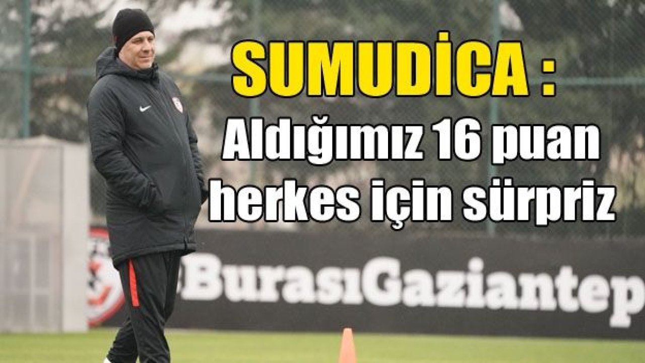 Marius Sumudica: "Aldığımız 16 puan herkes için sürpriz"