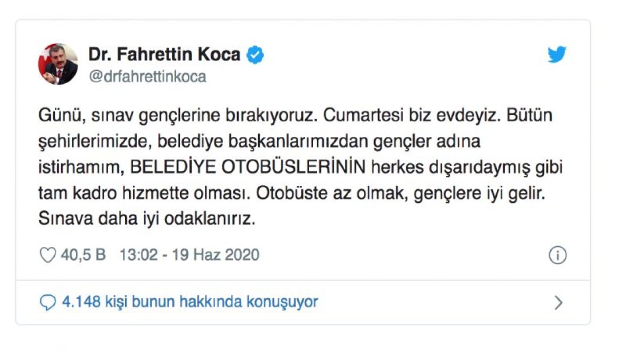 Son dakika! Bakan Koca'dan sınav günü açıklaması