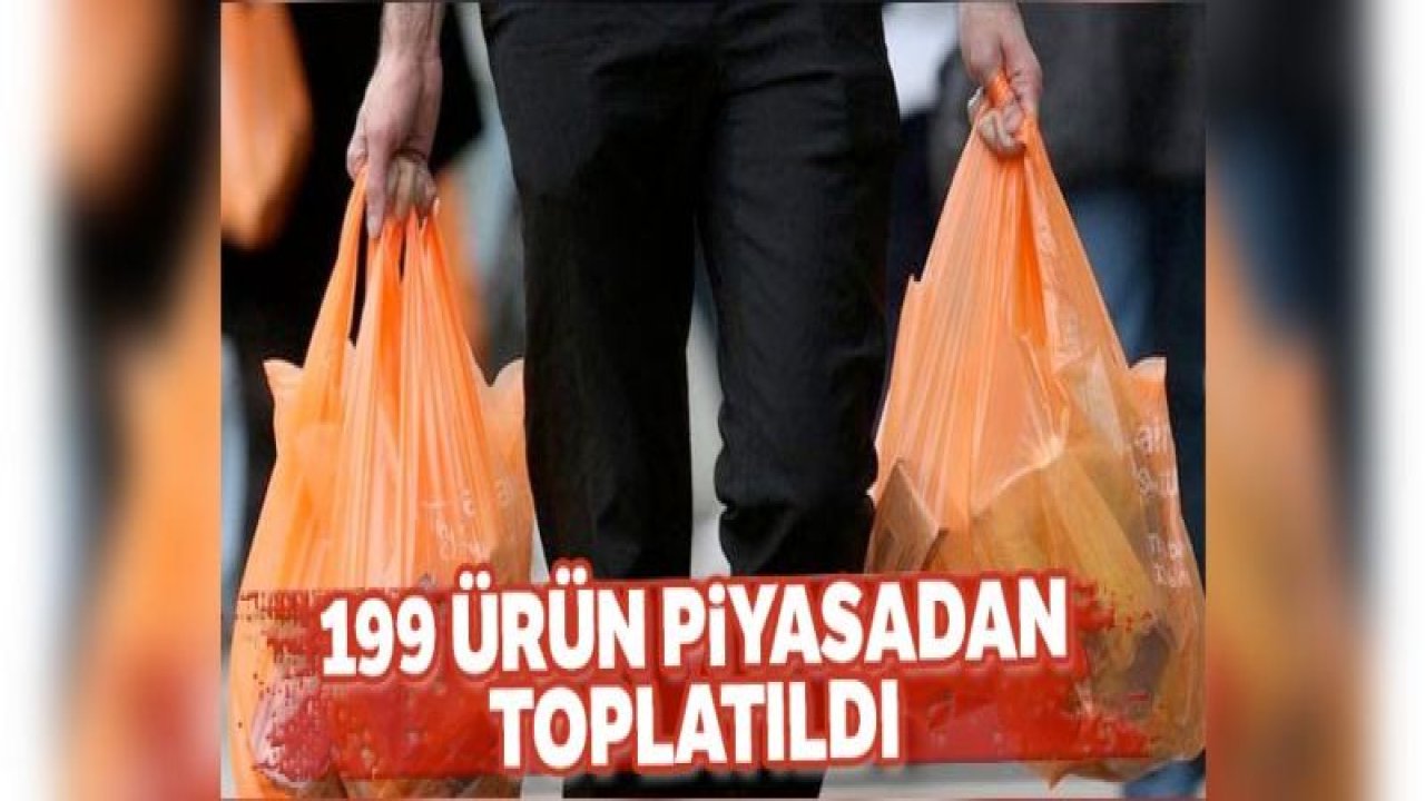 Bakan Varank açıkladı: '199 ürünü piyasadan toplattık'