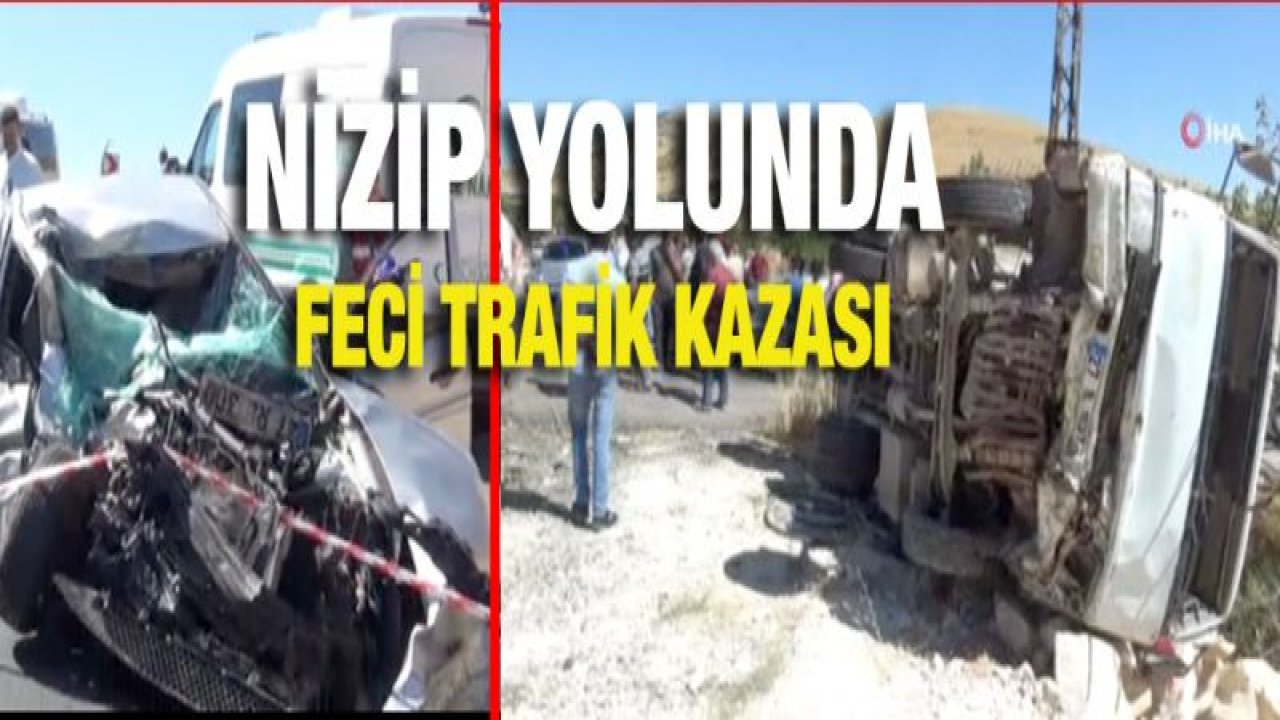 Gaziantep'te taş yüklü kamyon ile otomobil çarpıştı: 1 ölü, 1 yaralı