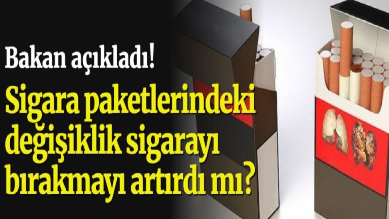 Sigara paketlerindeki değişiklik sigarayı bırakmayı artırdı mı?