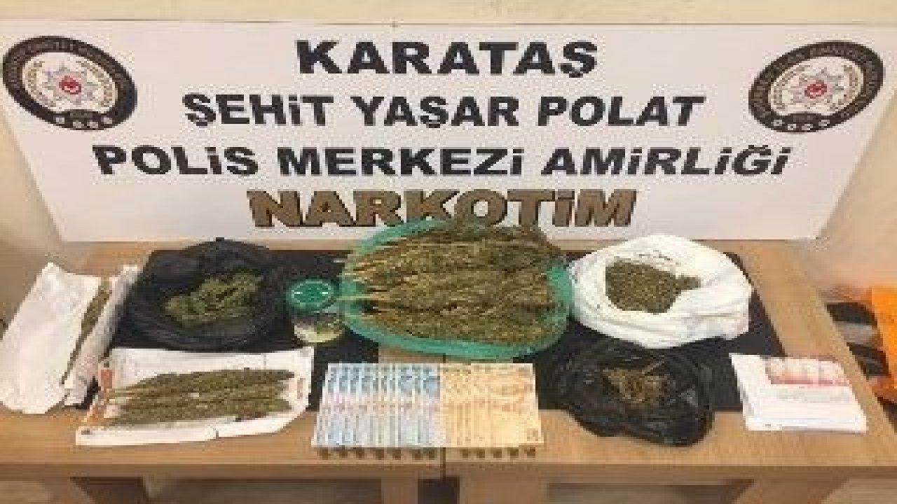 Gaziantep'te 1 kilo esrar yakalandı