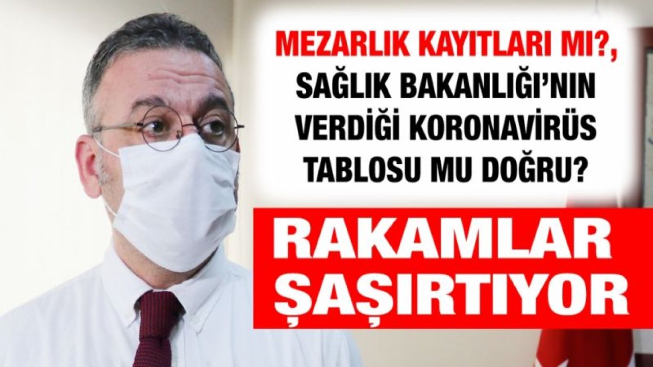 Mezarlık kayıtları mı?, Sağlık Bakanlığı’nın verdiği koronavirüs tablosu mu doğru?...  Rakamlar şaşırtıyor