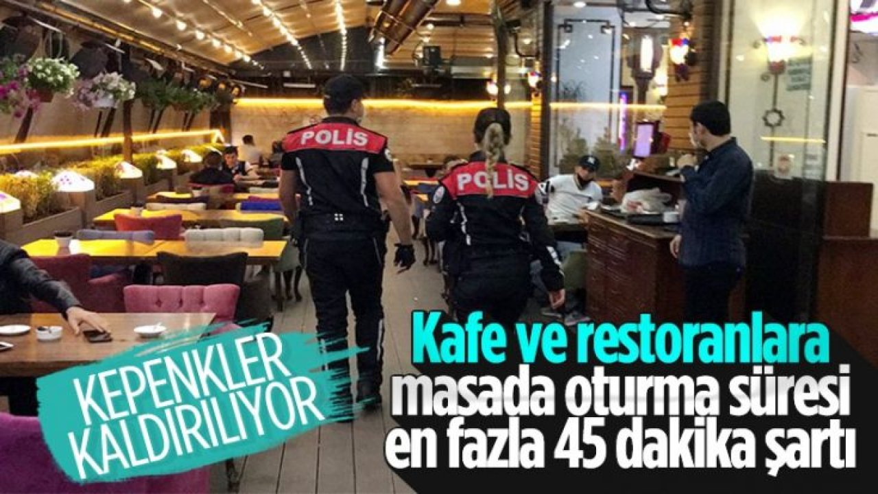 Sağlık Bakanlığı kafe ve restoranların açılması için yeni kriterler getiriyor