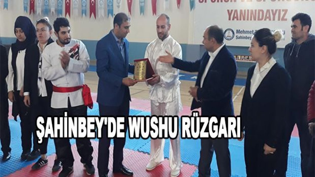 Şahinbey'de wushu rüzgarı