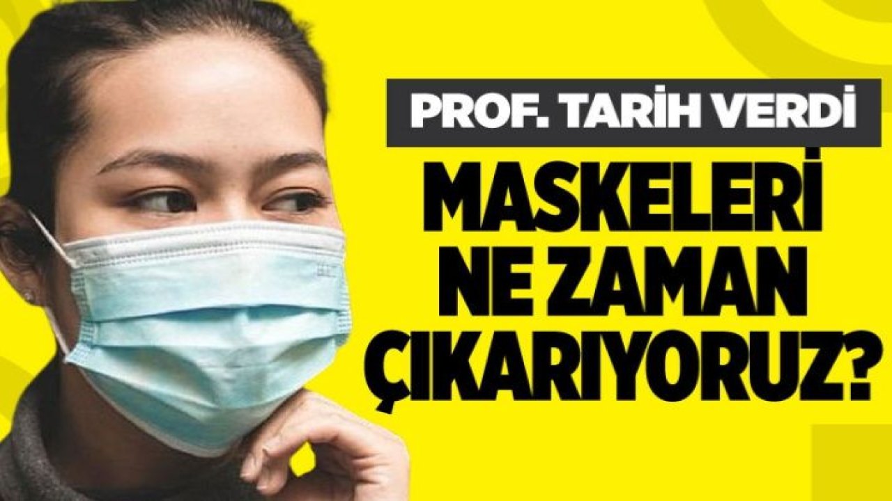 Prof. Dr. Recep Tekin maske için tarih verdi! 2021 hayal oldu