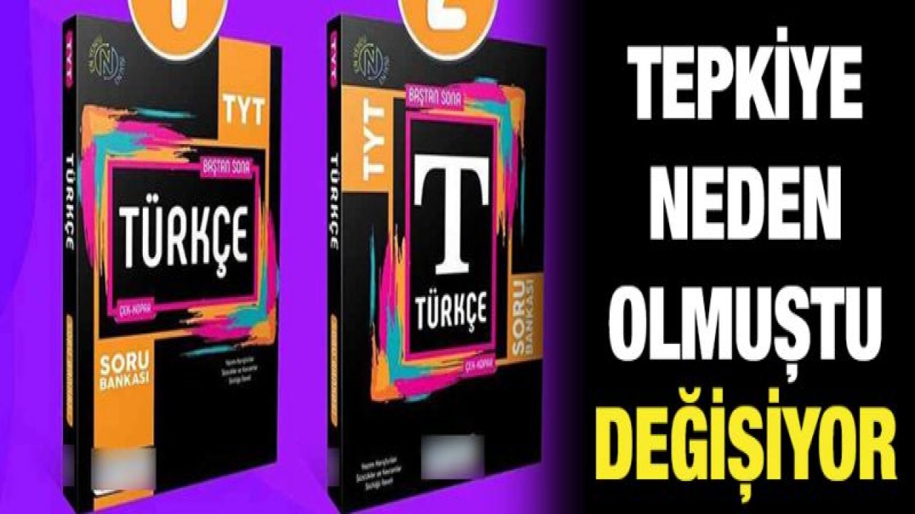 Tepkiye neden olan kitap kapağı değişiyor