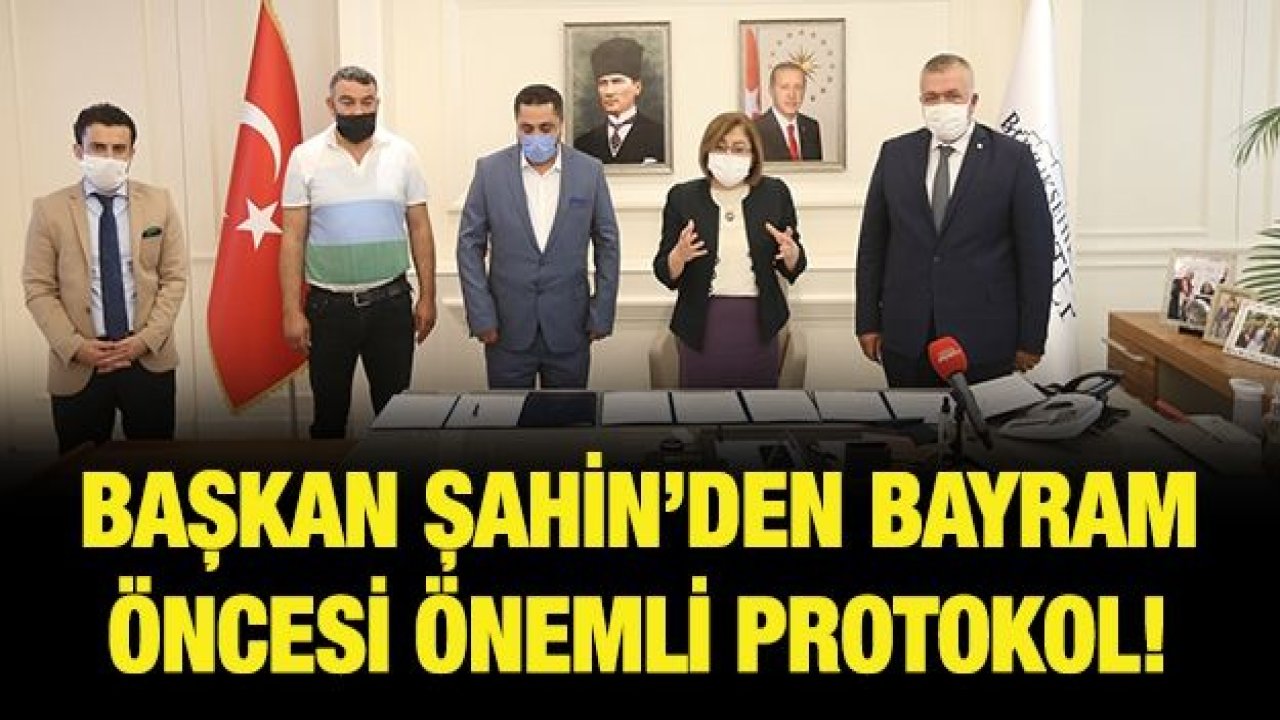 BAŞKAN ŞAHİN’DEN KURBAN BAYRAMI ÖNCESİ ÖNEMLİ PROTOKOL!