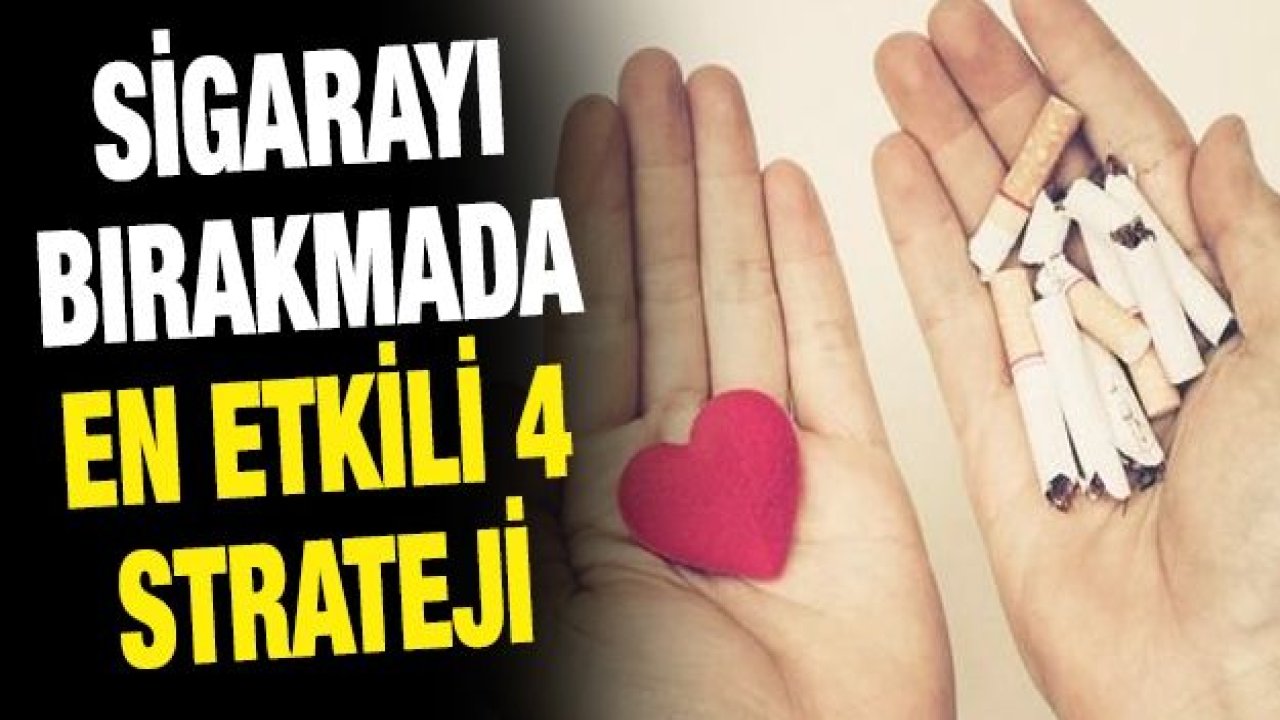 Sigarayı bırakmada en etkili 4 strateji