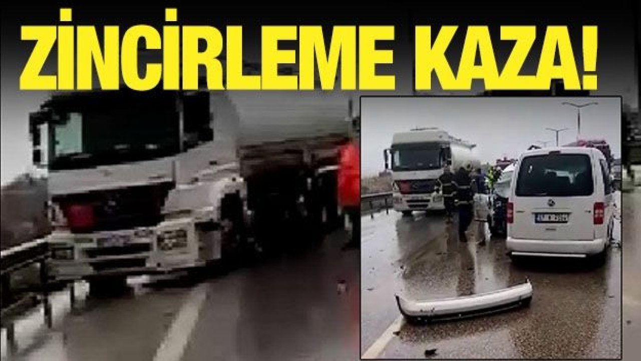 Gaziantep-Adana otobanında zincirleme trafik kazası: 6 yaralı