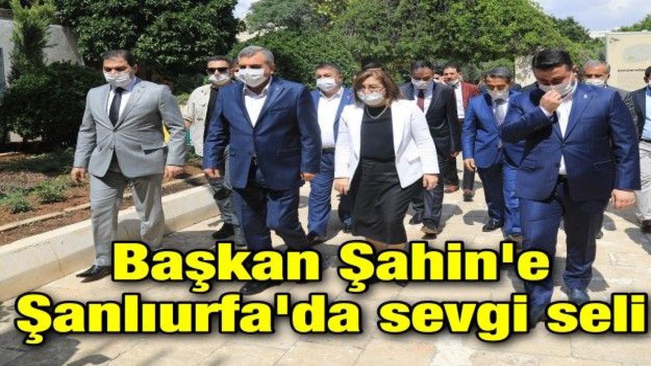 Başkan Şahin'e Şanlıurfa'da sevgi seli