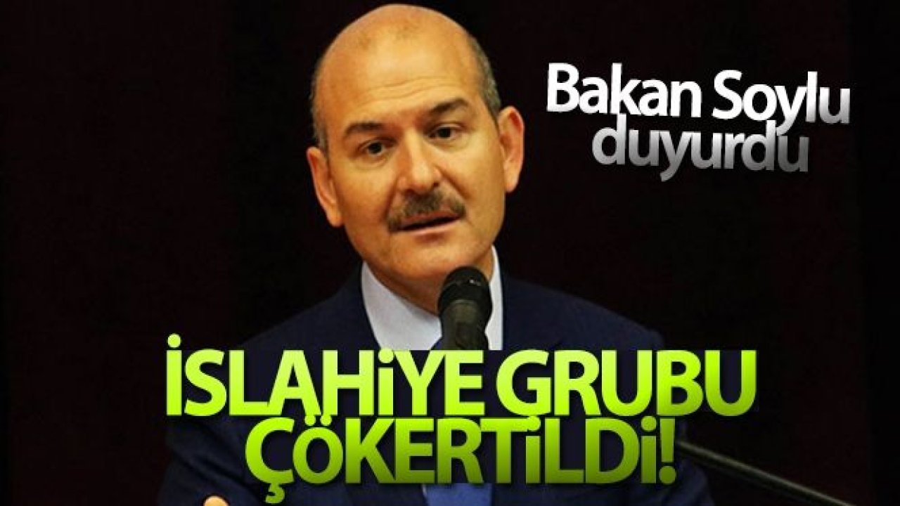 İçişleri Bakanı Süleyman Soylu: 'Amanoslar Dörtyol İslahiye Grubu çökertildi'