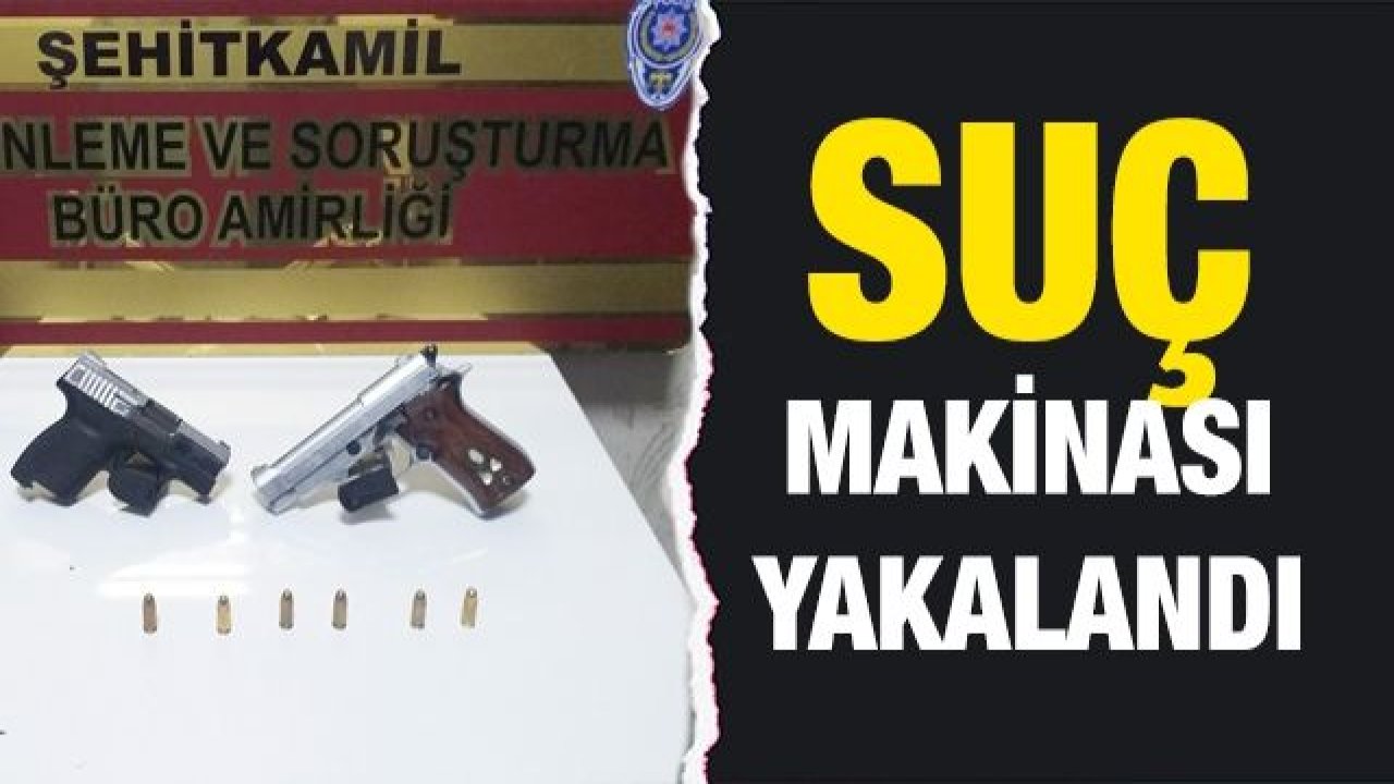 Suç makinası yakalandı