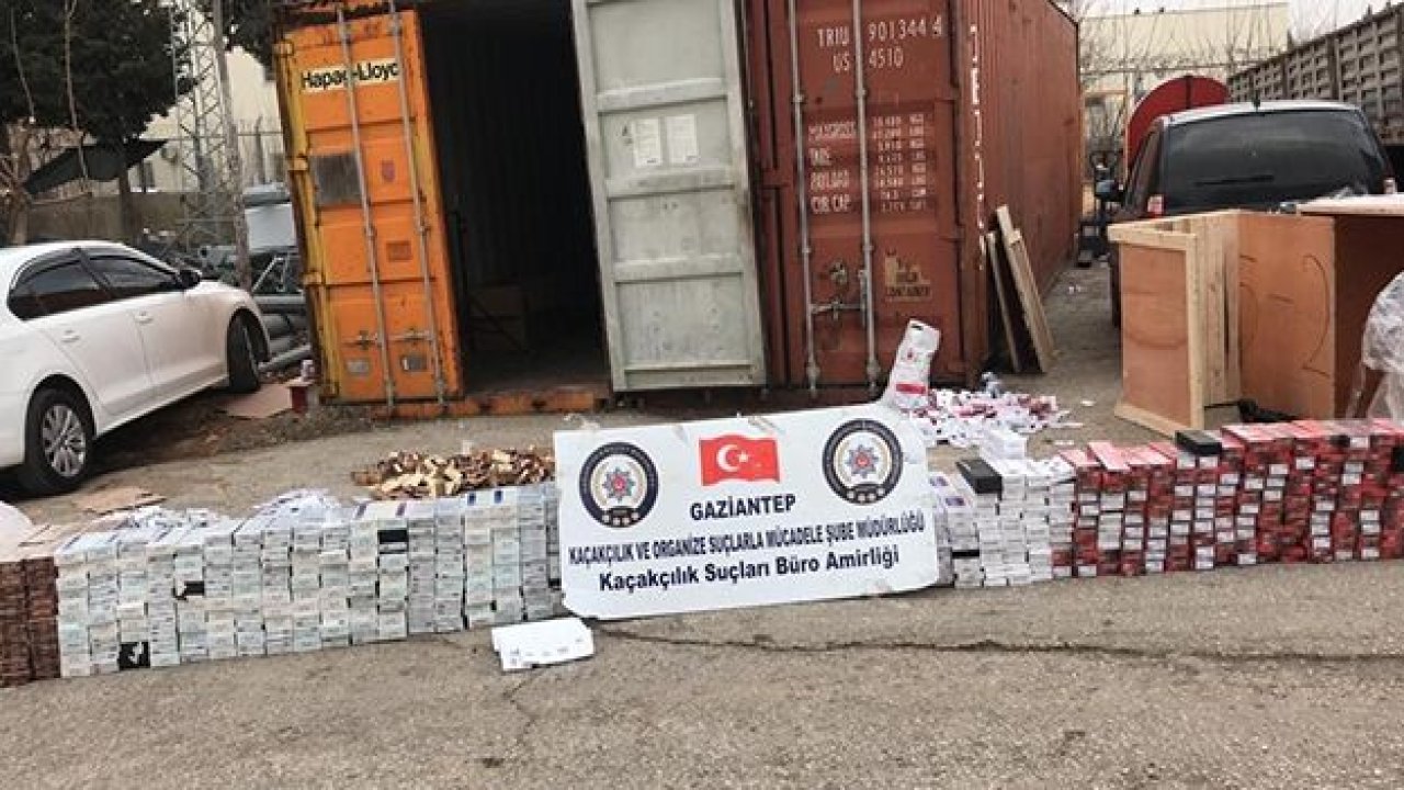 11.000 PAKET KAÇAK SİGARA ELE GEÇİRİLDİ