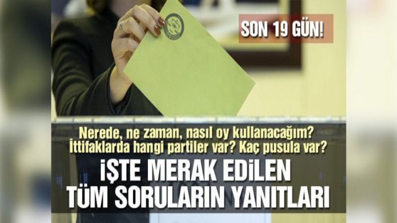 31 Mart Yerel Seçimleri'ne 19 gün kaldı! Nerede oy kullanacağım? İttifaklarda hangi partiler var?