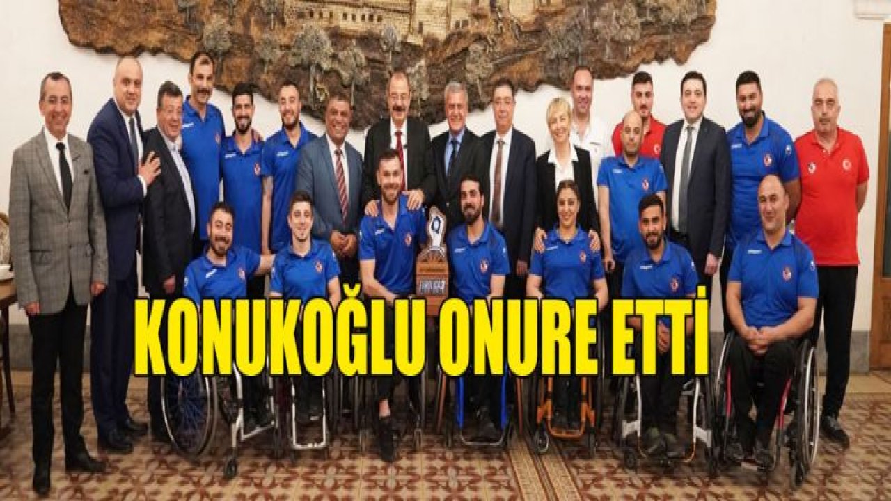 KONUKOĞLU şampiyonları onure