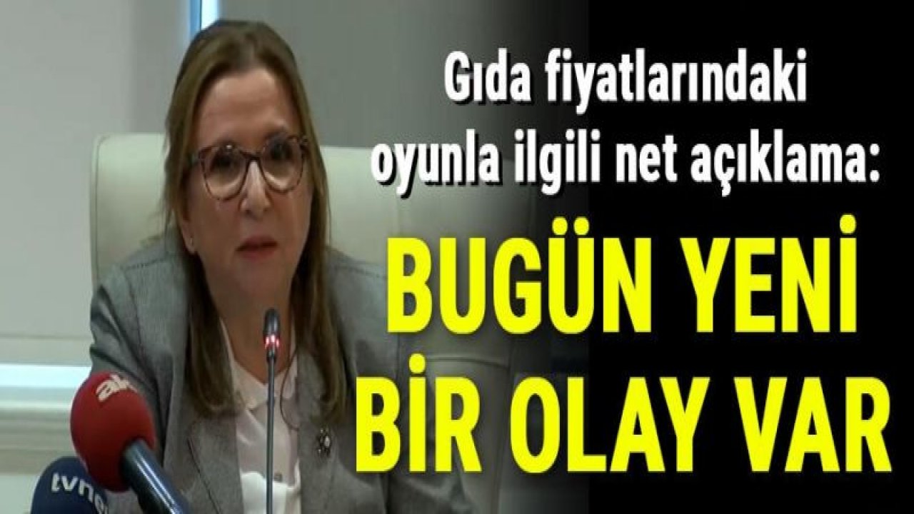 Gıda fiyatlarındaki oyunla ilgili net açıklama: Bugün yeni bir olay var...