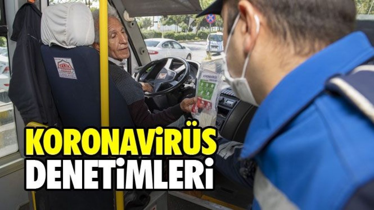 Trafikte korona denetimi! Men edililer