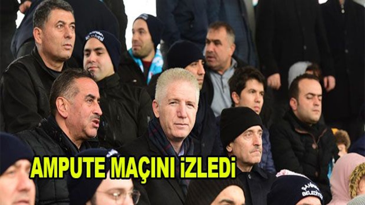 Vali Gül, Ampute maçını izledi