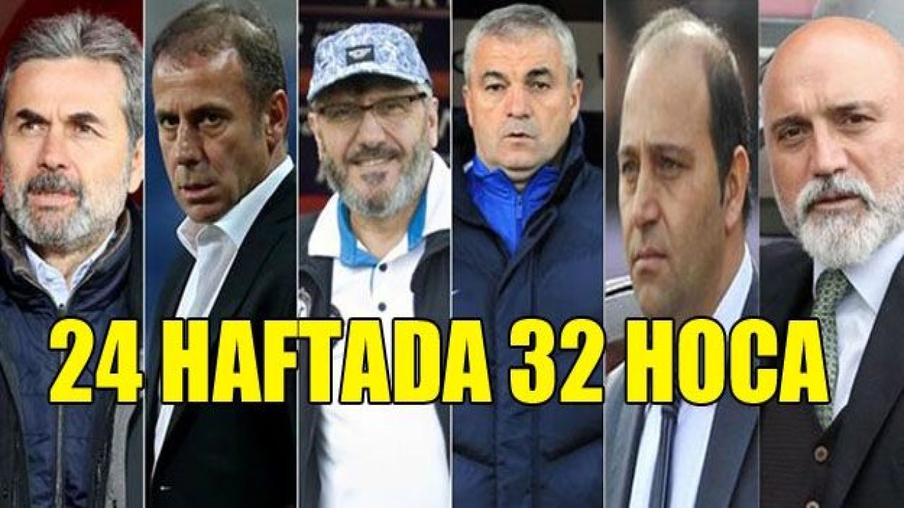 24 haftada 13 kulüp 32 hoca ile çalıştı!