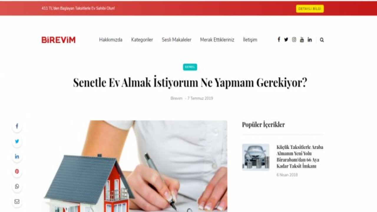 Senetle Ev Almak İstiyorum Ne Yapmam Gerekiyor?