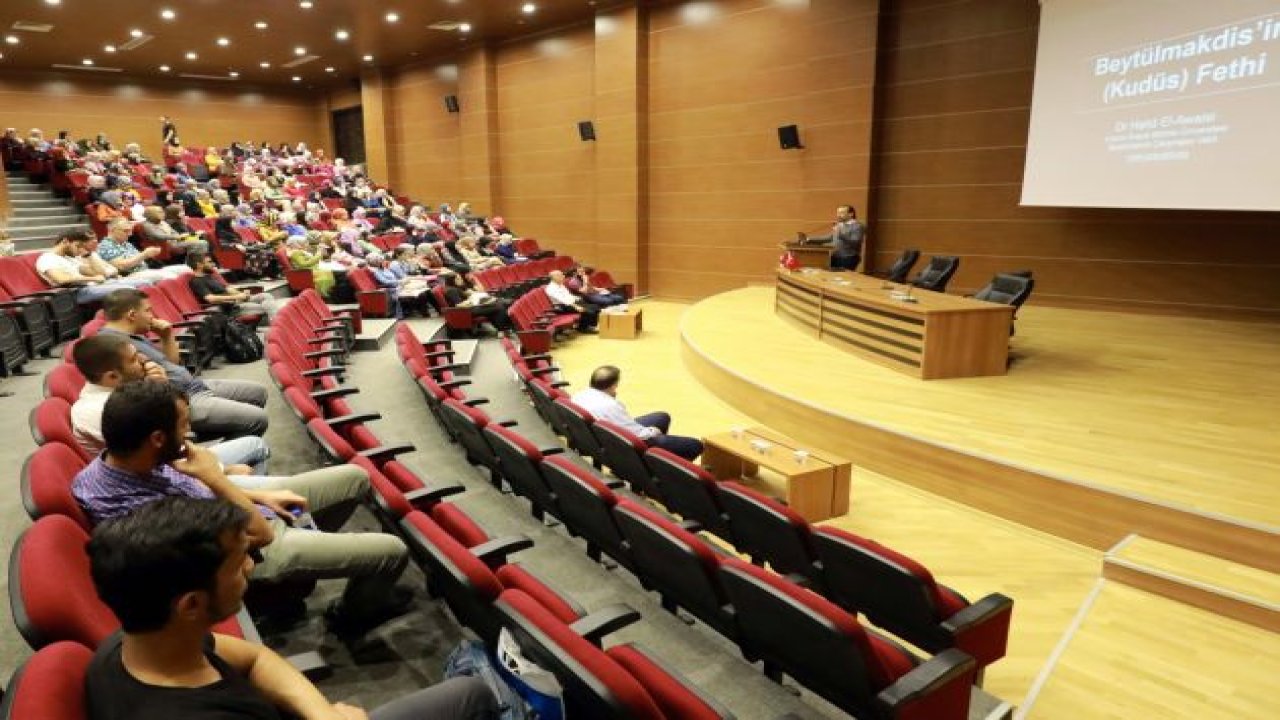 GAÜN'de Kudüs'ün Fethi konferansı verildi