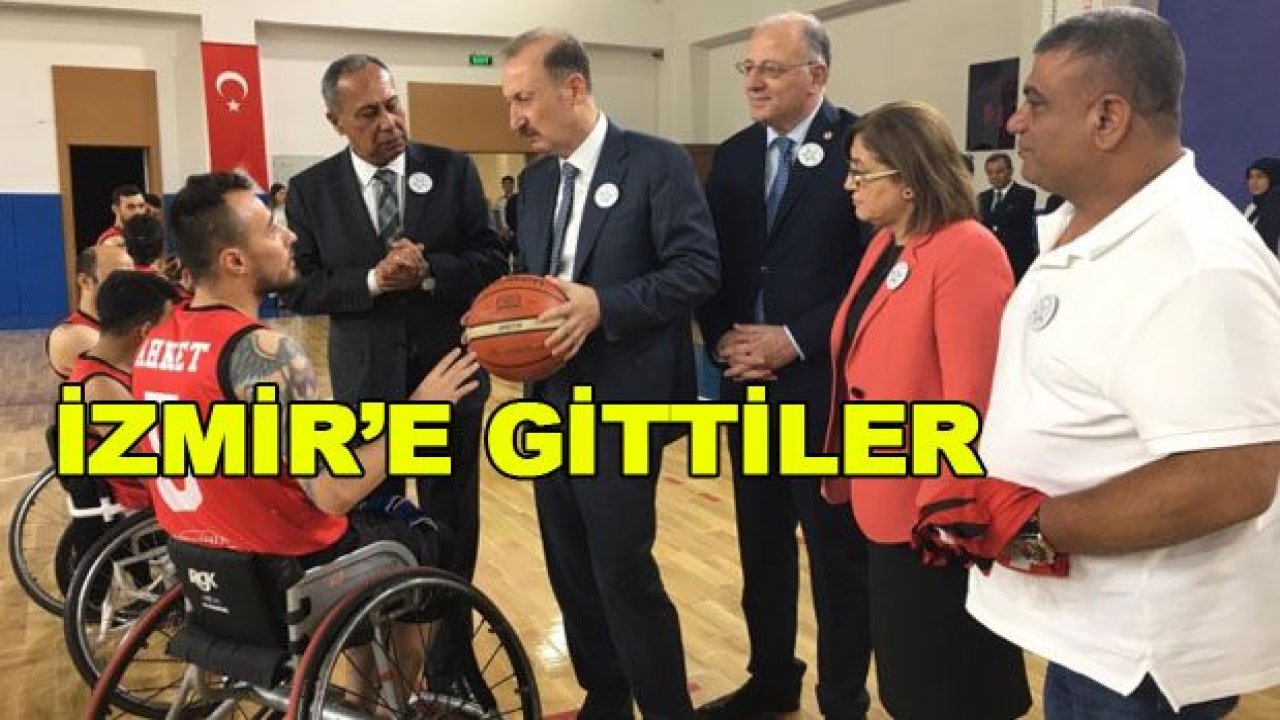 Engelli basketçiler hazırlık turnuvası için İzmir'e gitti