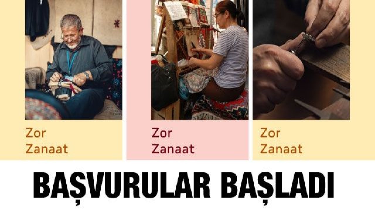 “Zor Zanaat” Adlı Dijital Eğitim Programı İçin Başvurular Başladı