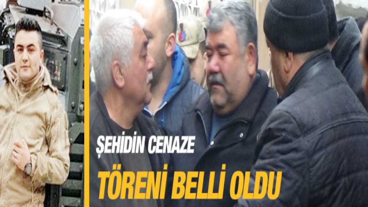 Şehidin cenaze töreni belli oldu