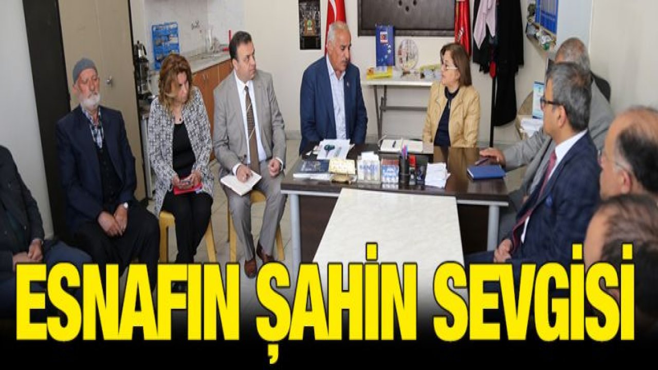 BAŞKAN ŞAHİN, YENİ MAHALLE ESNAFINI DİNLEDİ