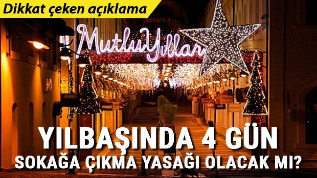 Bilim Kurulu üyesinden yılbaşı açıklaması: 4 günlük kapanma olacak mı?