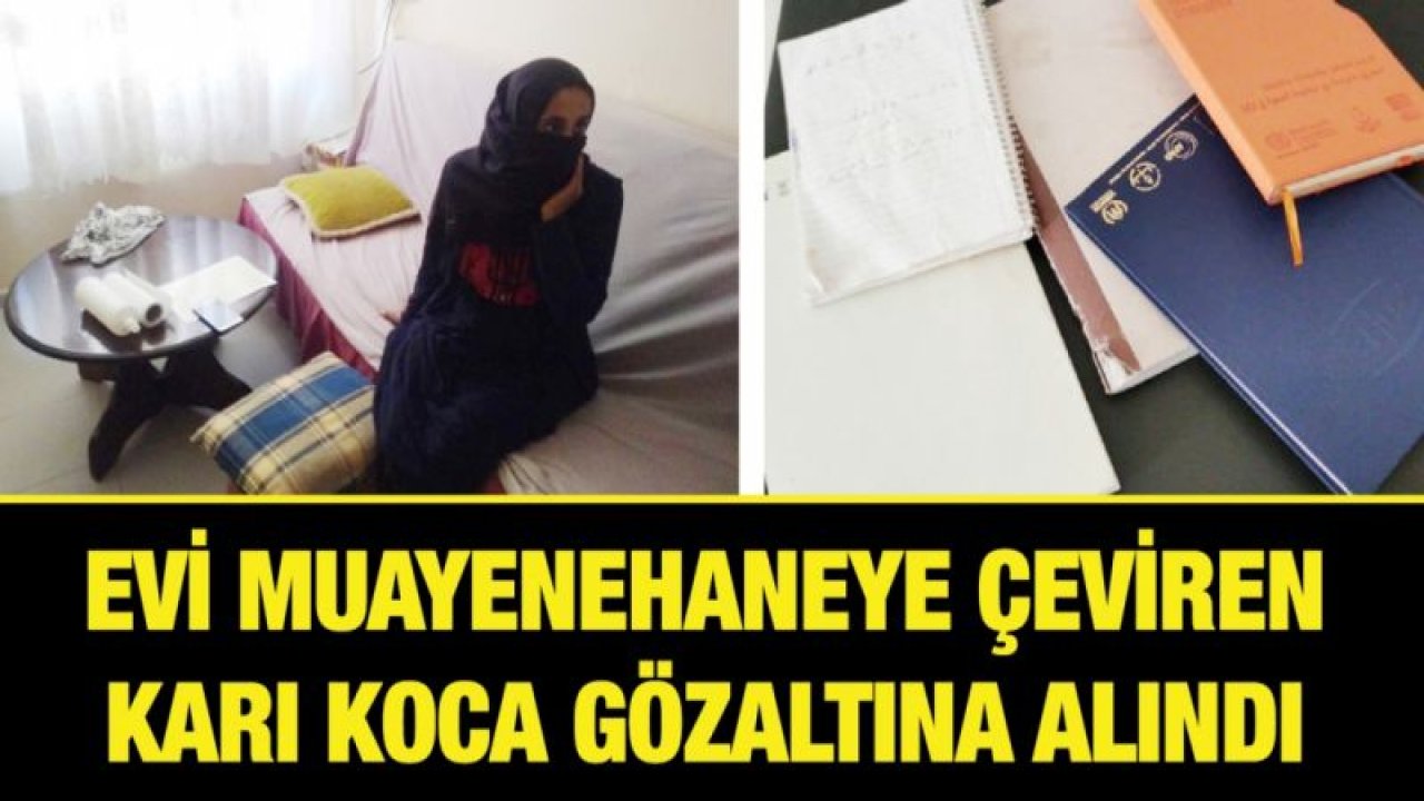 Evi muayenehaneye çeviren karı koca gözaltına alındı